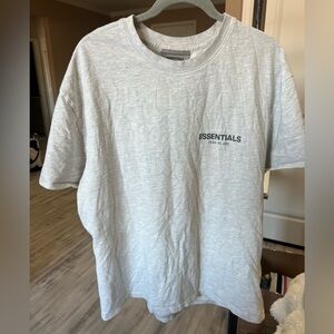 Fear of God Essentials Light Gray Tee